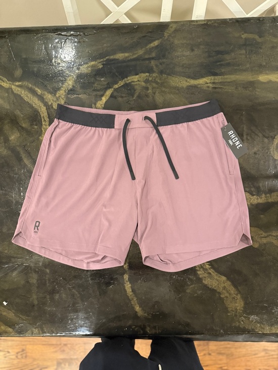 RHONE Other - RHONE Men’s Rose Pink Performance Shorts with Black Waistband